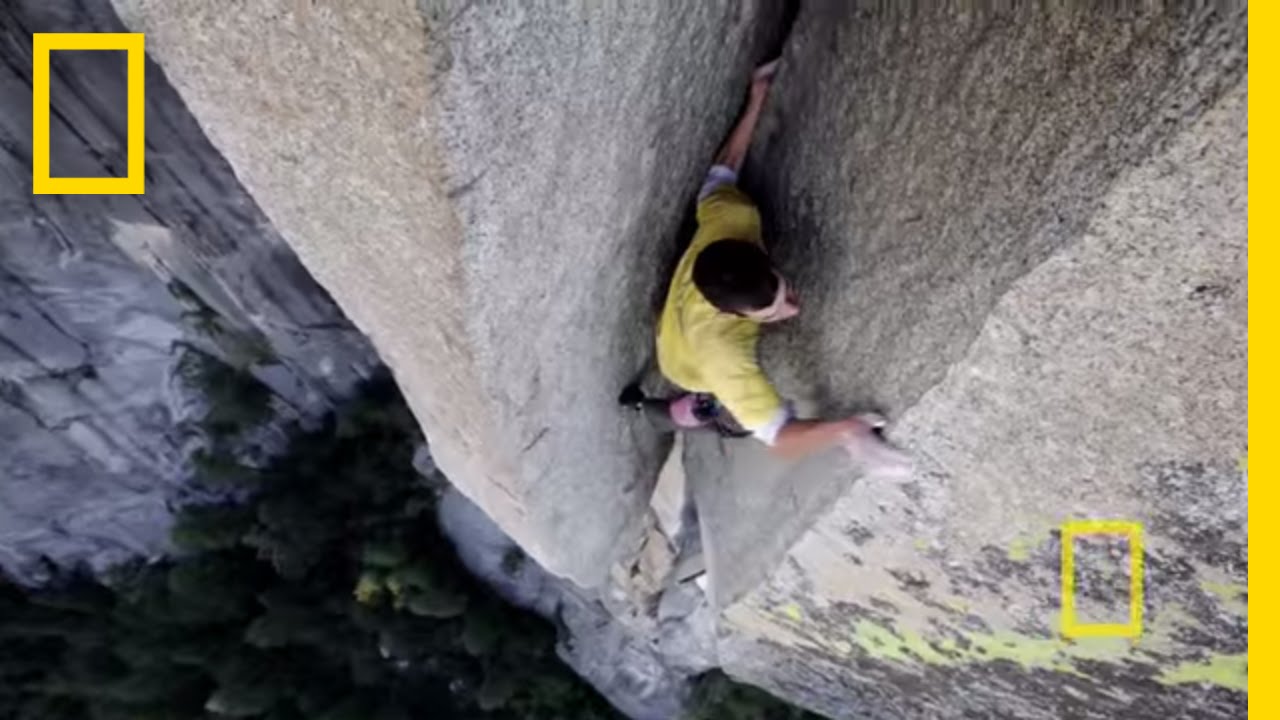 Elite Mountaineer Alex Honnold Free-Climbs El Capitan In Yosemite