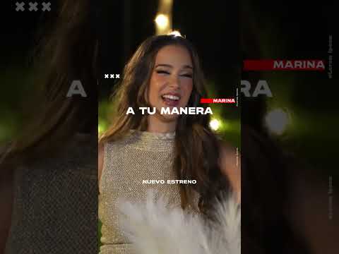 A TU MANERA" de Marina ya está disponible  #musica