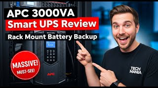 APC 3000VA Smart UPS Review - Rack Mount Battery Backup - Tech Mania