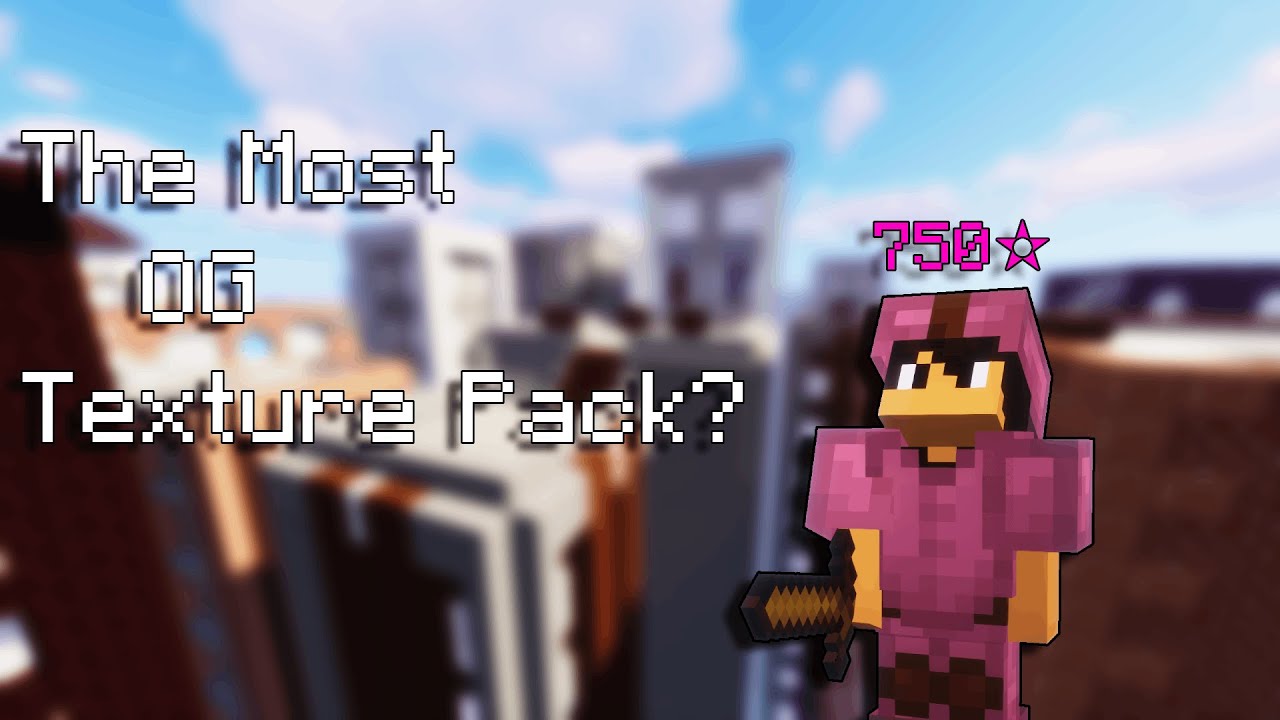 Hypixel Bedwars Using The Default Pack!?..