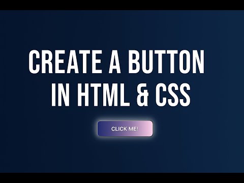 How to Make a Stylish Button with HTML & CSS (Beginner Friendly!) In Just 3 Minutes!