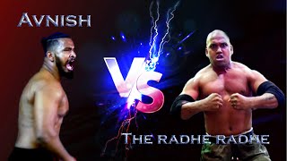 Cwe The Great Khali Academy Avnish Vs The Radhe Radhe