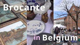 Brocante in Belgium | ブロカント王国ベルギー | Flea market | 蚤の市 | ジュドバル広場 | Marché aux puces | Jeu de Balle