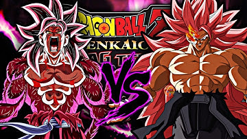 Goku Ssj4 Limit B. VS Black Goku SSJ3/ROSÈ - DBZ Budokai TTT [MOD]