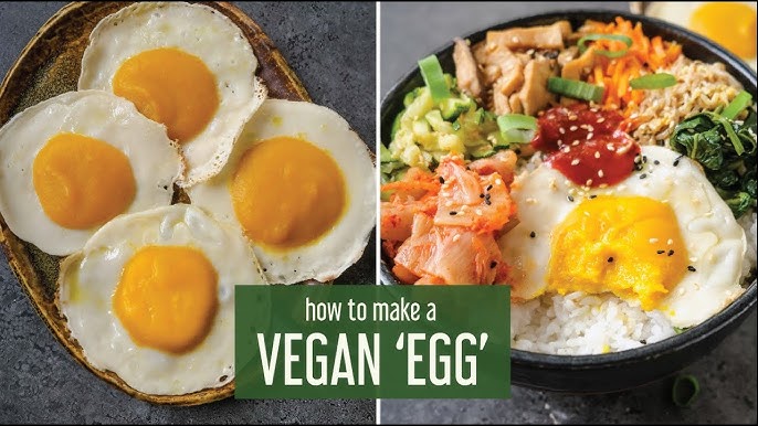 Fried Vegan Eggs - Nora Cooks