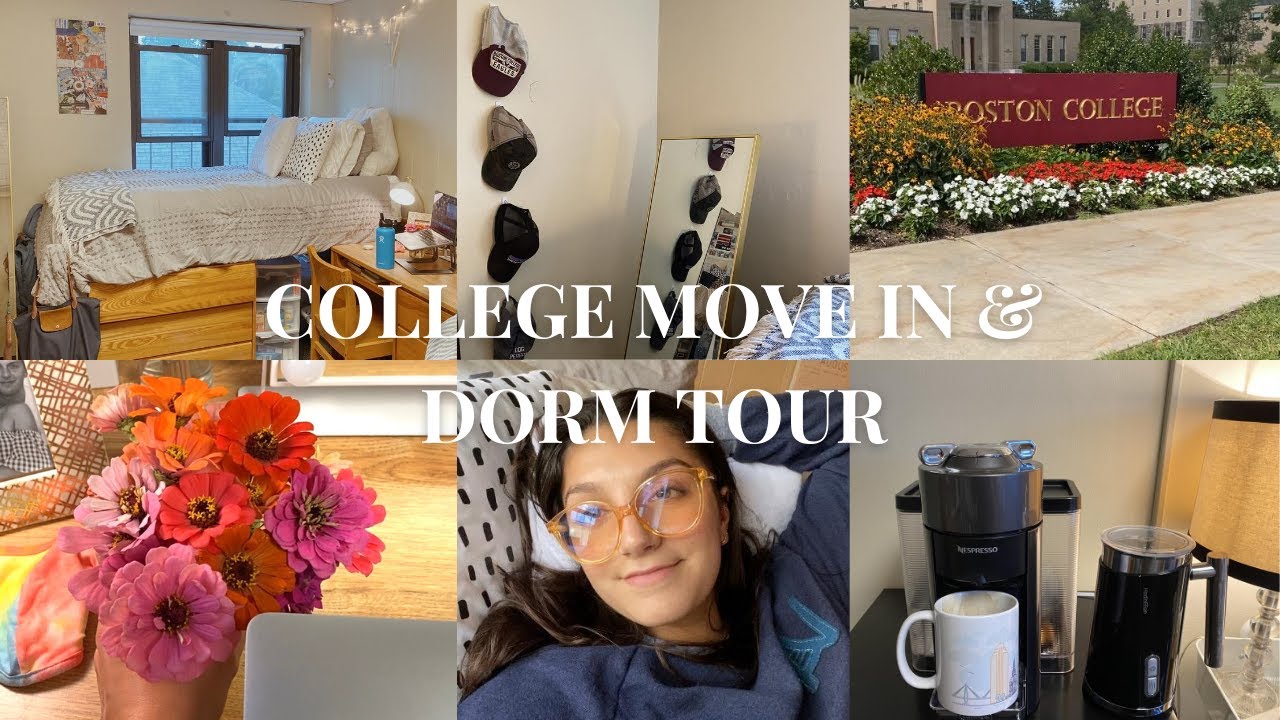 COLLEGE MOVE IN DAY 2020 + DORM TOUR | Boston College