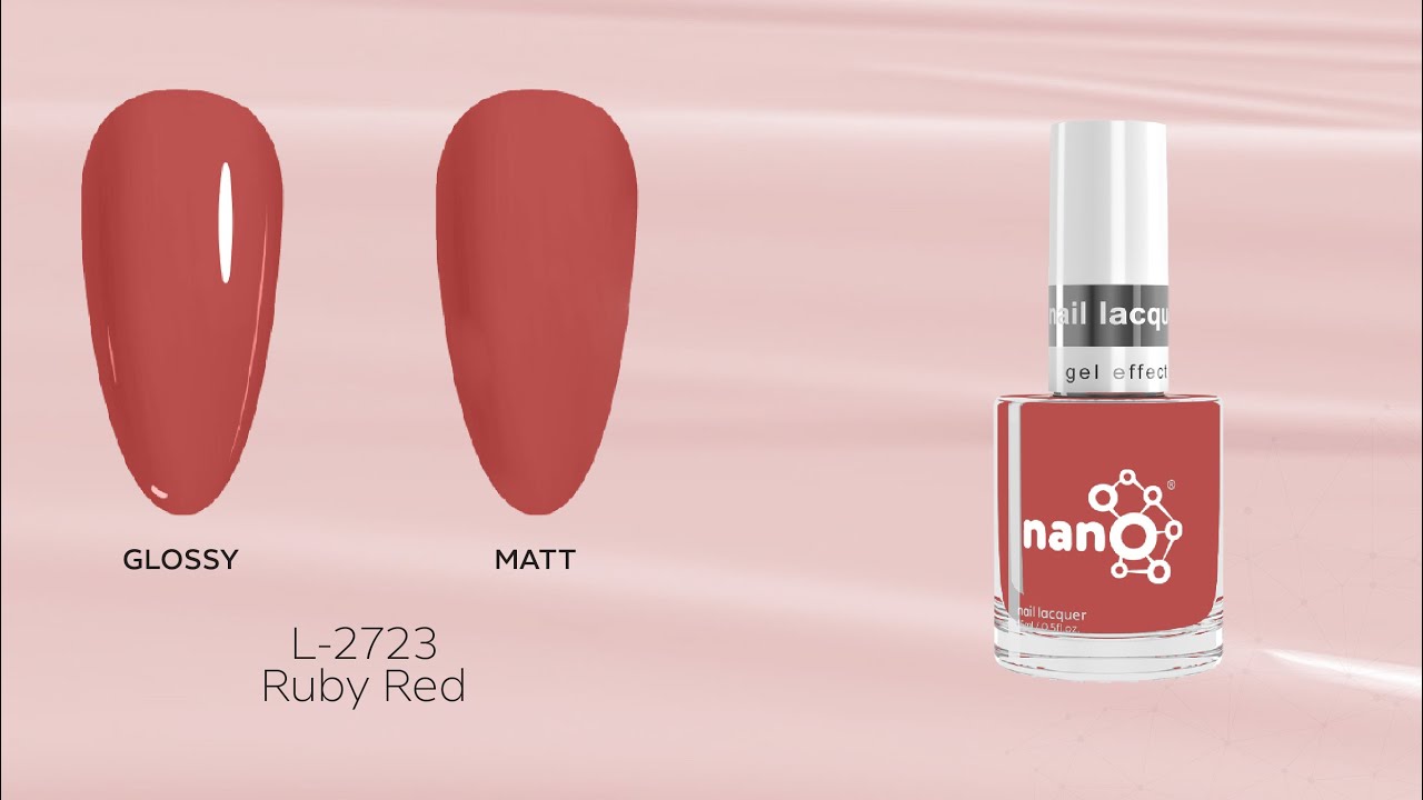 Ruby Red (L-2723) | Nano® Gel- Effect Nail Polish
