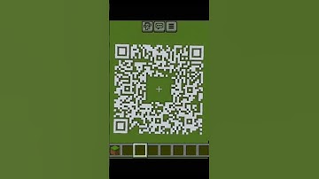 Made a Working QR Code in Minecraft 💖 #shorts #minecraft #qrcode