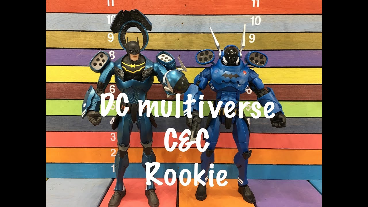 DC Multiverse Collect & Connect ROOKIE action figure toy review