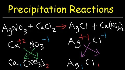 Precipitation Reactions and Net Ionic Equations - Chemistry