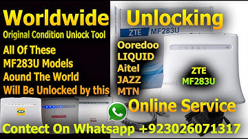 ZTE MF283U Unlock Airtel MTN Ooredoo LIQUID After Unlock Use Any Sim Card Uganda & Zambia