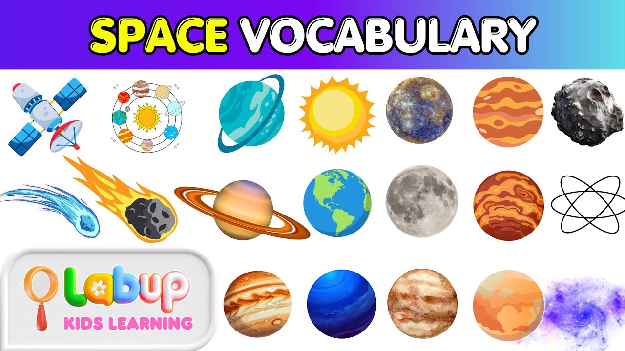 Learn SPACE Vocabulary | Tiny Astronauts Learn Space Words! | Educational Fun | Kids English