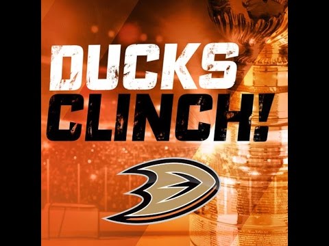 Anaheim Ducks (clinch a playoff spot) ice hockey sports city