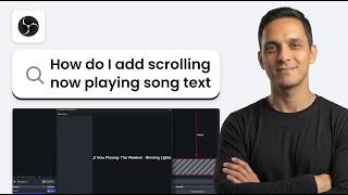 How to Add Scrolling Now Playing Song Text in OBS Studio (Easy 2026 Method)