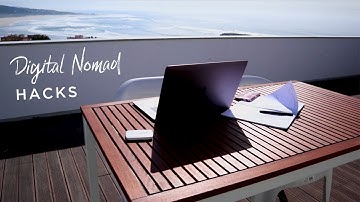 Laptop Screen Glare Hack - Work Outside in the Sunshine like a Digital Nomad