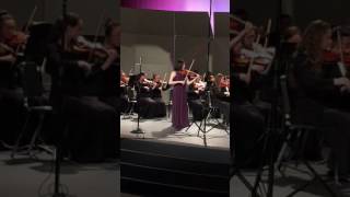 Lana Parker, Senior Solo, Lake Braddock Symphony Orchestra