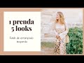 1 PRENDA 5 LOOKS: FALDA ESTAMPADO LEOPARDO