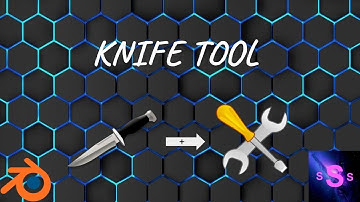 How to use the knife tool in Blender 2.82a [Syndrome Tech]