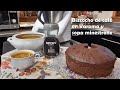 2️⃣ RECETAS EN UNA HORA 🕑 Bizcocho de Nescafé® Black Roast en Varoma®  Sopa Minestrone en Thermomix®