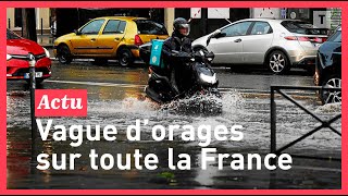 Orages sur la France : des dégâts… et des images spectaculaires