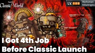 I Hit 4th Job in Old School MapleStory... THE MOVIE