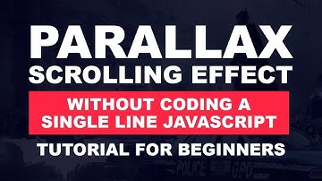 How to Create Parallax Website In Just 5 Minutes Using Html and Css