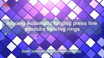 Bearing ring automatic forging production line with multi-machine series
