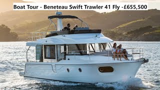 Boat Tour  Beneteau Swift Trawler 41 Fly  £655,500