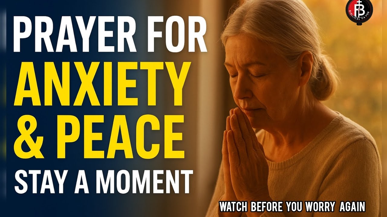 Powerful Prayer Against Anxiety – Find Peace in God’s Presence (Calming ...