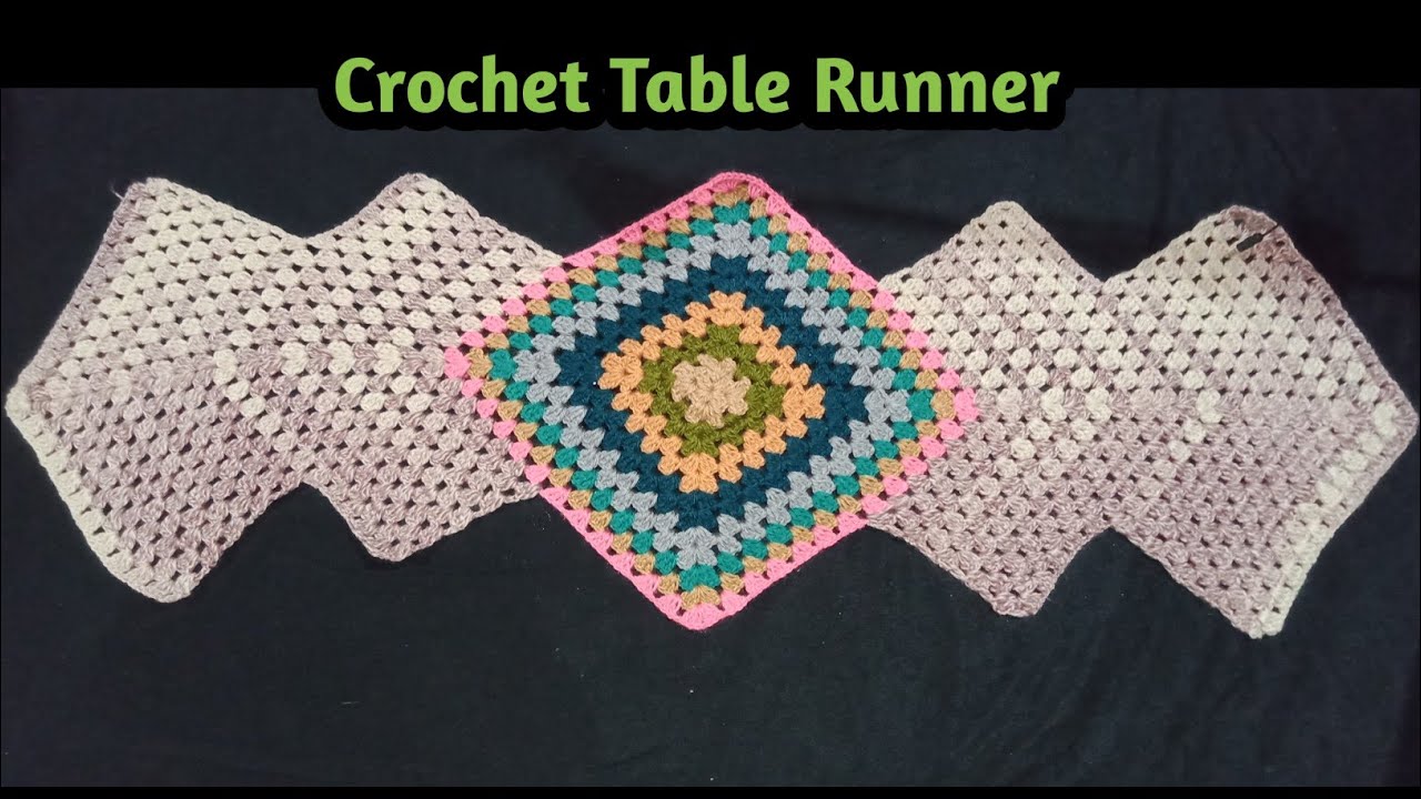 Crochet Table Runner for Beginners Modern Crochet table runner YouTube