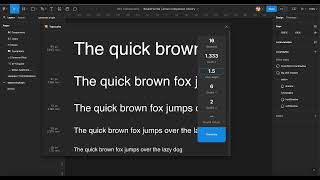 Figma Typescale Plugin