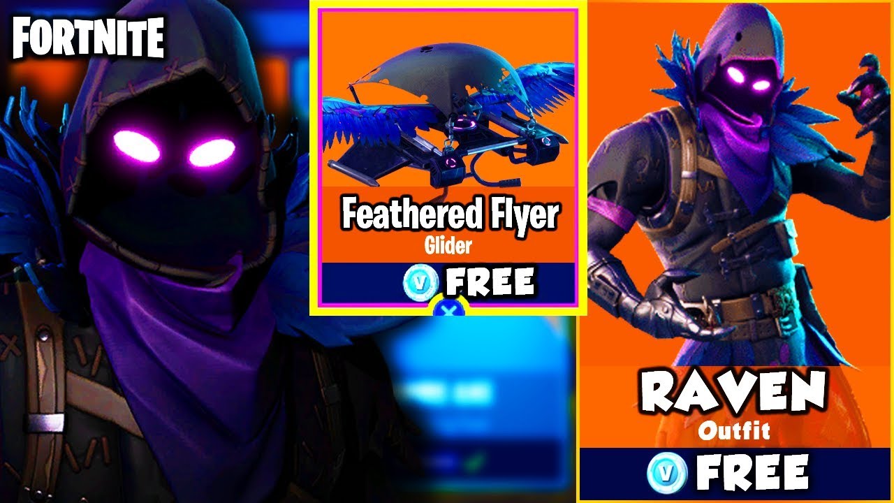 HOW TO GET "RAVEN" SKIN + FEATHERED FLYER FREE! - FORTNITE ... - 1280 x 720 jpeg 146kB