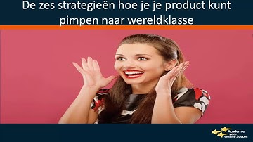 Jouw Online Product - Module 6: intro