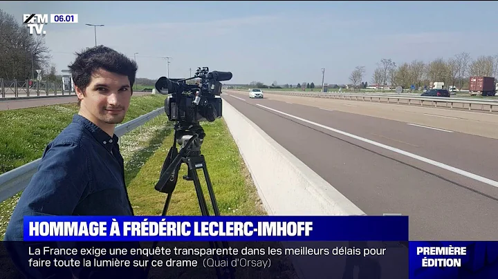 L'hommage des journalistes de BFMTV  leur confrre Frdric Leclerc-Imhoff, tu en Ukraine