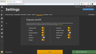 How to turn features on and off | Kicksite gym and martial arts management software