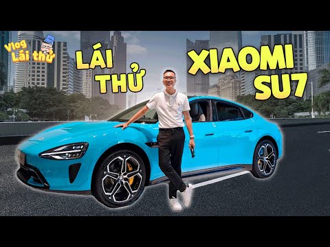VinhXXX | Ngồi thử ô tô điện Xiaomi Su7 treo trên trần nhà và mua 1 cái màu Tím mang về Việt Nam