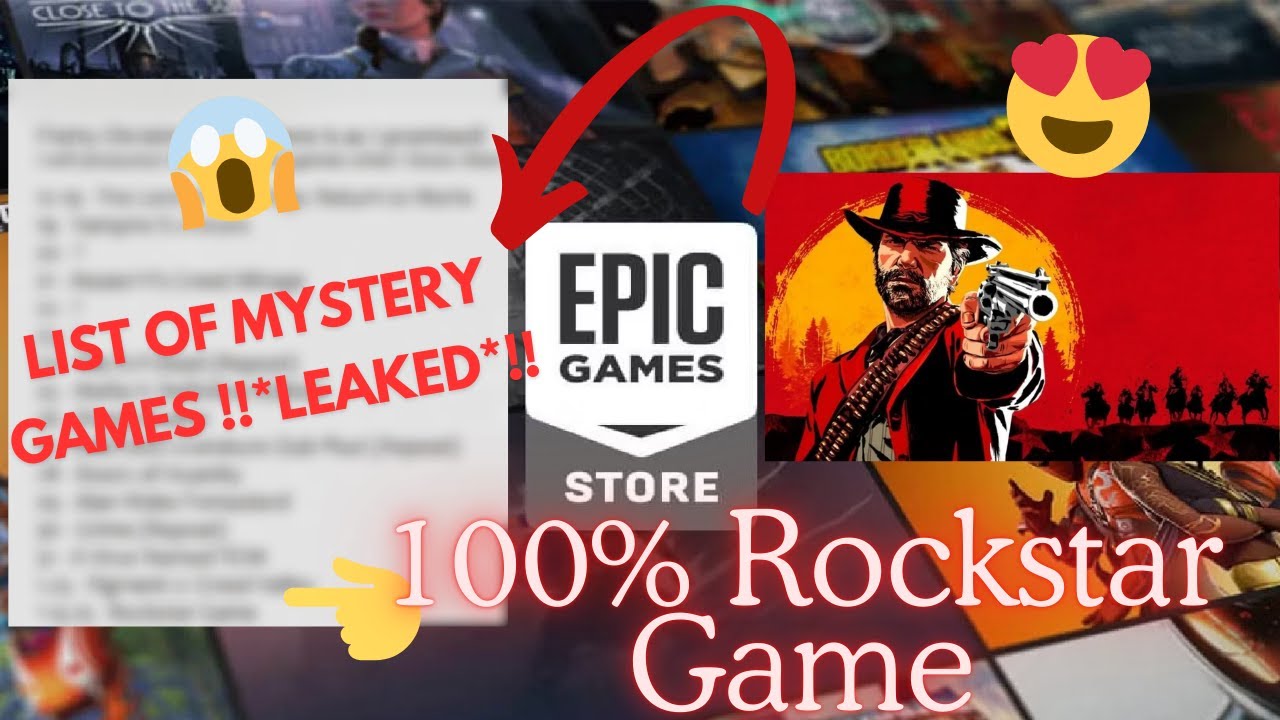 Epic Mystery Games List 2024 Epic Mystery Games List 2024
