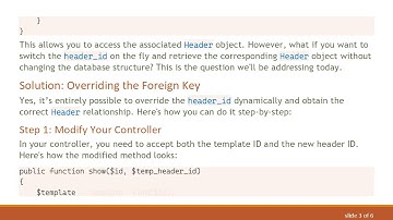 Managing Laravel Eloquent Relationships with Different Foreign Keys