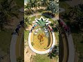Pineapple Shape Pond Build Looks Amazing #Shorts #Satisfying #GardenDesign