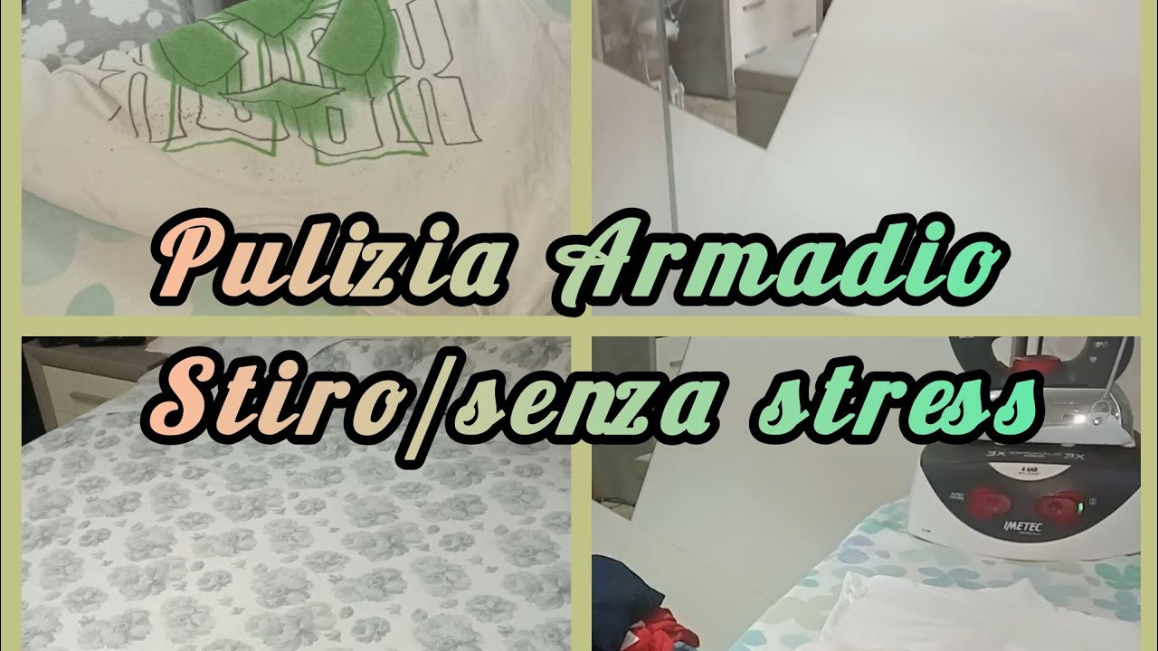🌿Metto ordine nell’armadio + stiro in tranquillità /Vieni con me
