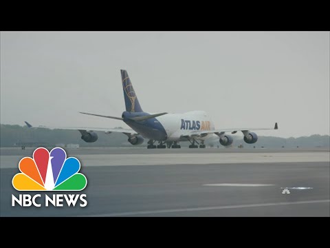 NBC News Exclusive: How Military Equipment Travels From Dover Air Force Base to Ukraine