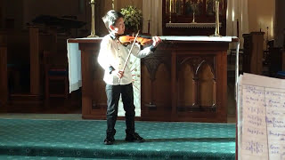 Bach: Violin Partita No.3 in E Major, BWV 1006 ( II Loure) - Christian Li (Aged 9)