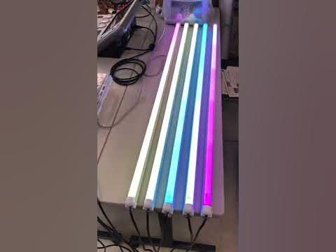 SDA LED TUBE test (mode 5px) - YouTube