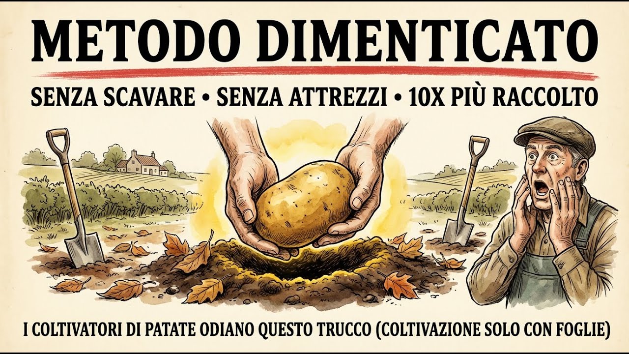 I coltivatori di patate ODIANO questo trucco (coltivare le patate usando solo foglie)