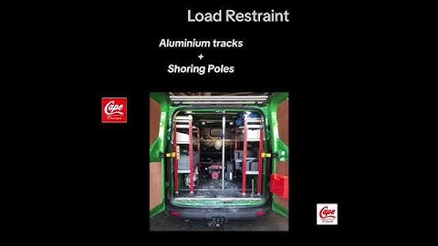Load Securing / Load Restraint System Video #3 - Shoring Pole How to secure sheets, tyres in a van