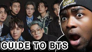 FIRST TIME WATCHING!! 🇰🇷GUIDE TO BTS MEMBERS: THE BANGTAN 7 (REACTION!!)