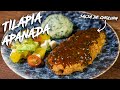 Filete de TILAPIA apanado en ACHIRAS con salsa de CHOLUPA | El Opita Cocinero