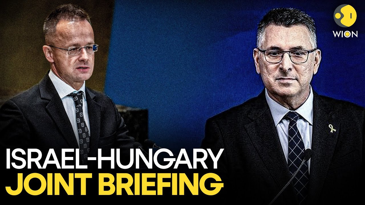 LIVE: Hungarian Foreign Minister Peter Szijjarto & Israeli FM Gideon Saar Hold Joint Press Briefing