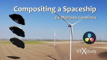 Compositing a Spaceship in Resolve & Fusion 4/5: Multipass Composite