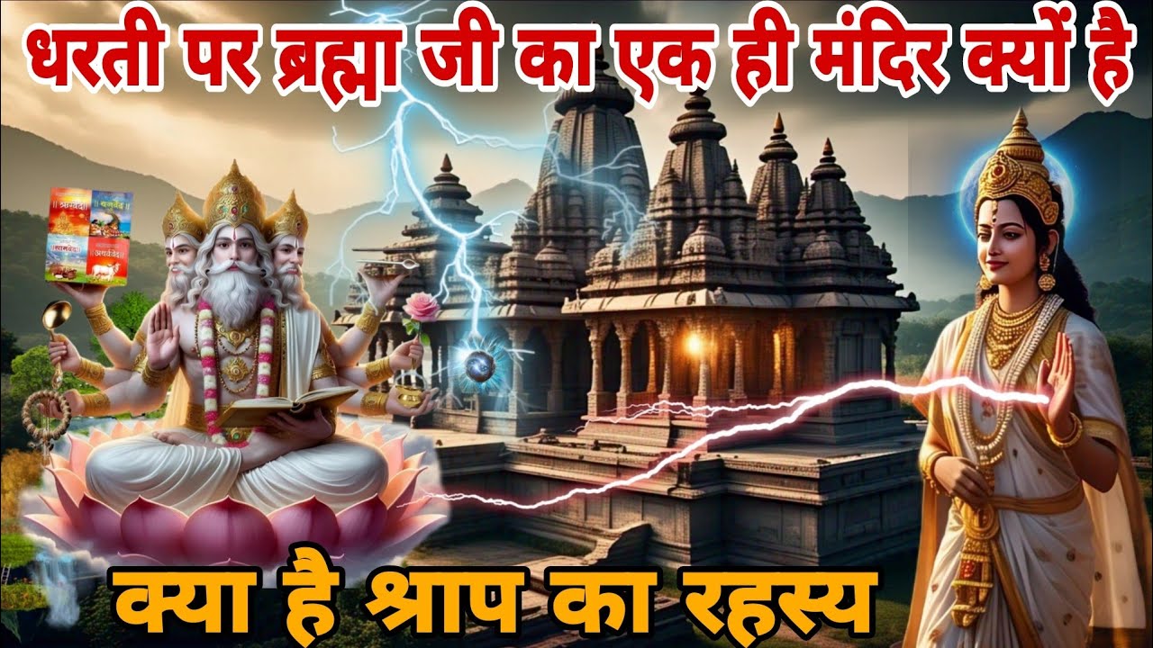 किस श्राप के कारण ब्रह्मा जी का धरती पर केवल एक ही मंदिर है || Vidya Gyan Sagar